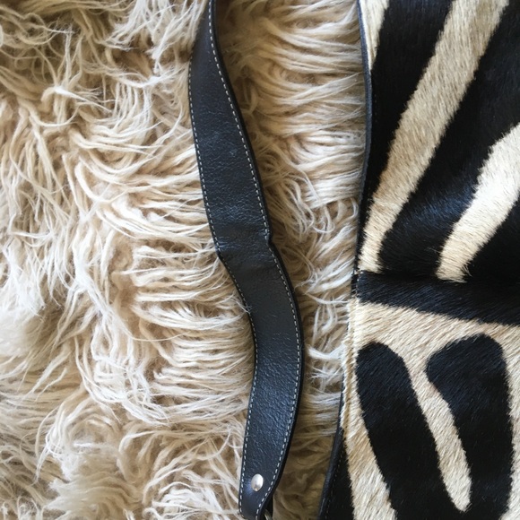 Animal Print Tote Black & White Bag/Purse - Picture 3 of 15